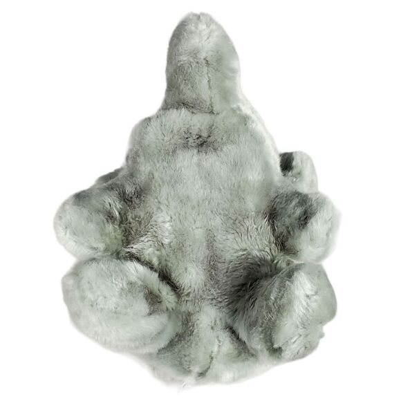 Stuffed Elephant Plush Gray Furry Fluffy Big Ears Long Trunk SKM Enterprises - Picture 5 of 8